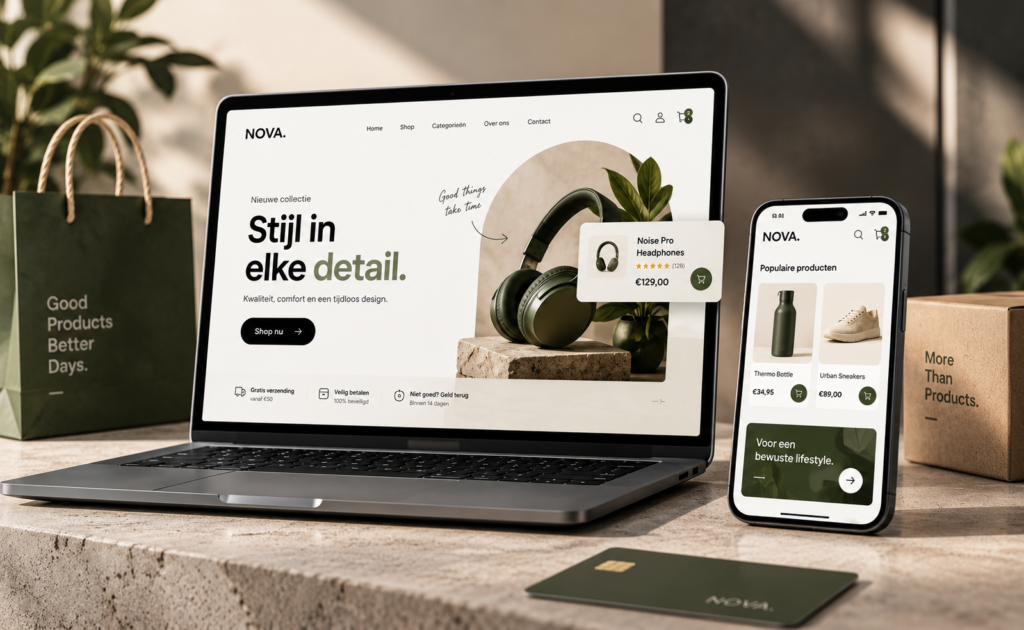 Een webshop gebouwd om te groeien.